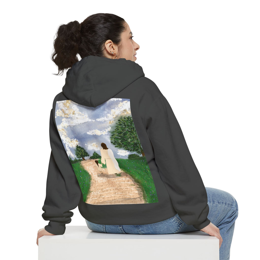 Faith Hoodie — "Walk by faith not by sight" 2 Corinthians 5:7 Christian Pullover