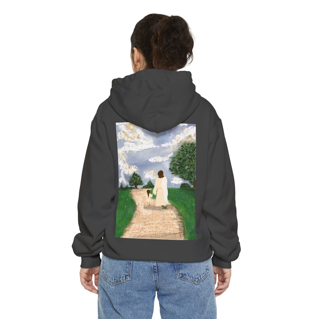 Faith Hoodie — "Walk by faith not by sight" 2 Corinthians 5:7 Christian Pullover