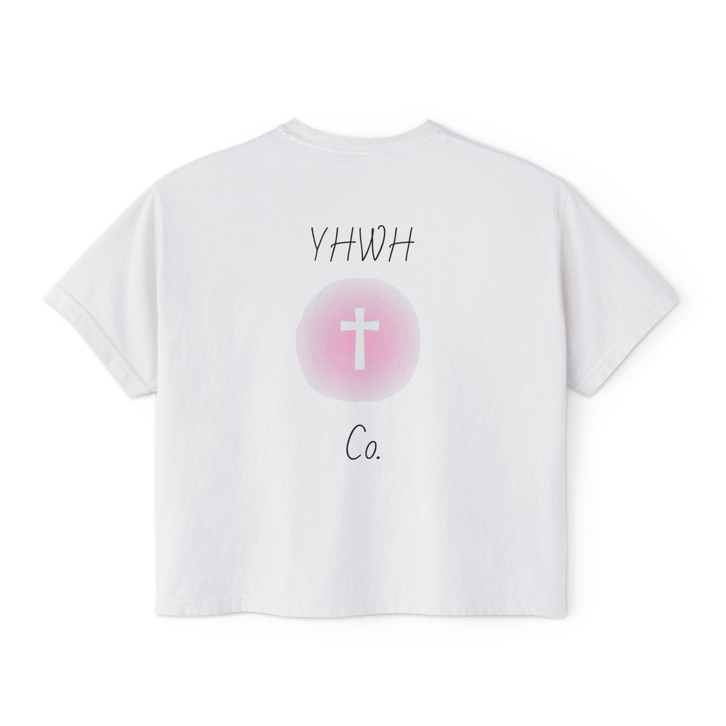 Daughter of the King Boxy Tee — Christian Faith Crop Top