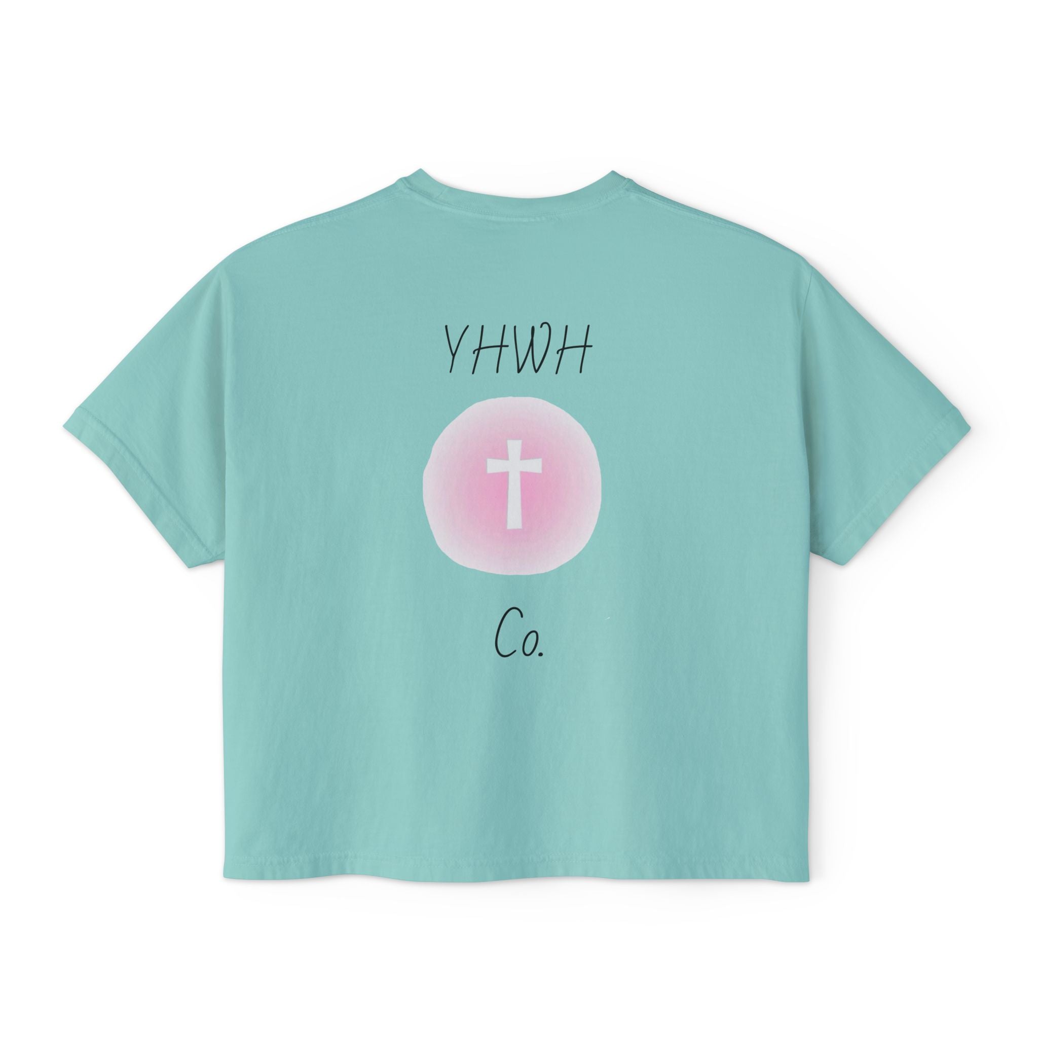 Daughter of the King Boxy Tee — Christian Faith Crop Top