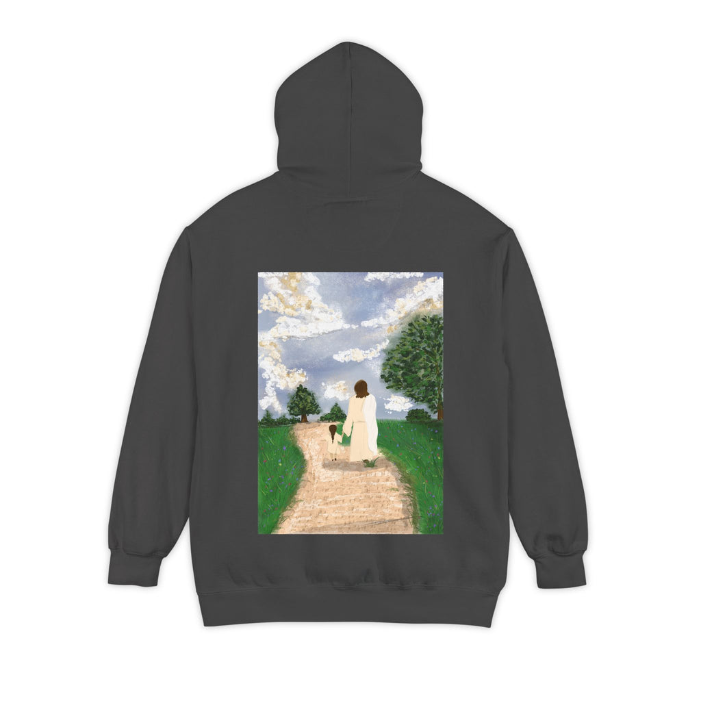 Faith Hoodie — "Walk by faith not by sight" 2 Corinthians 5:7 Christian Pullover