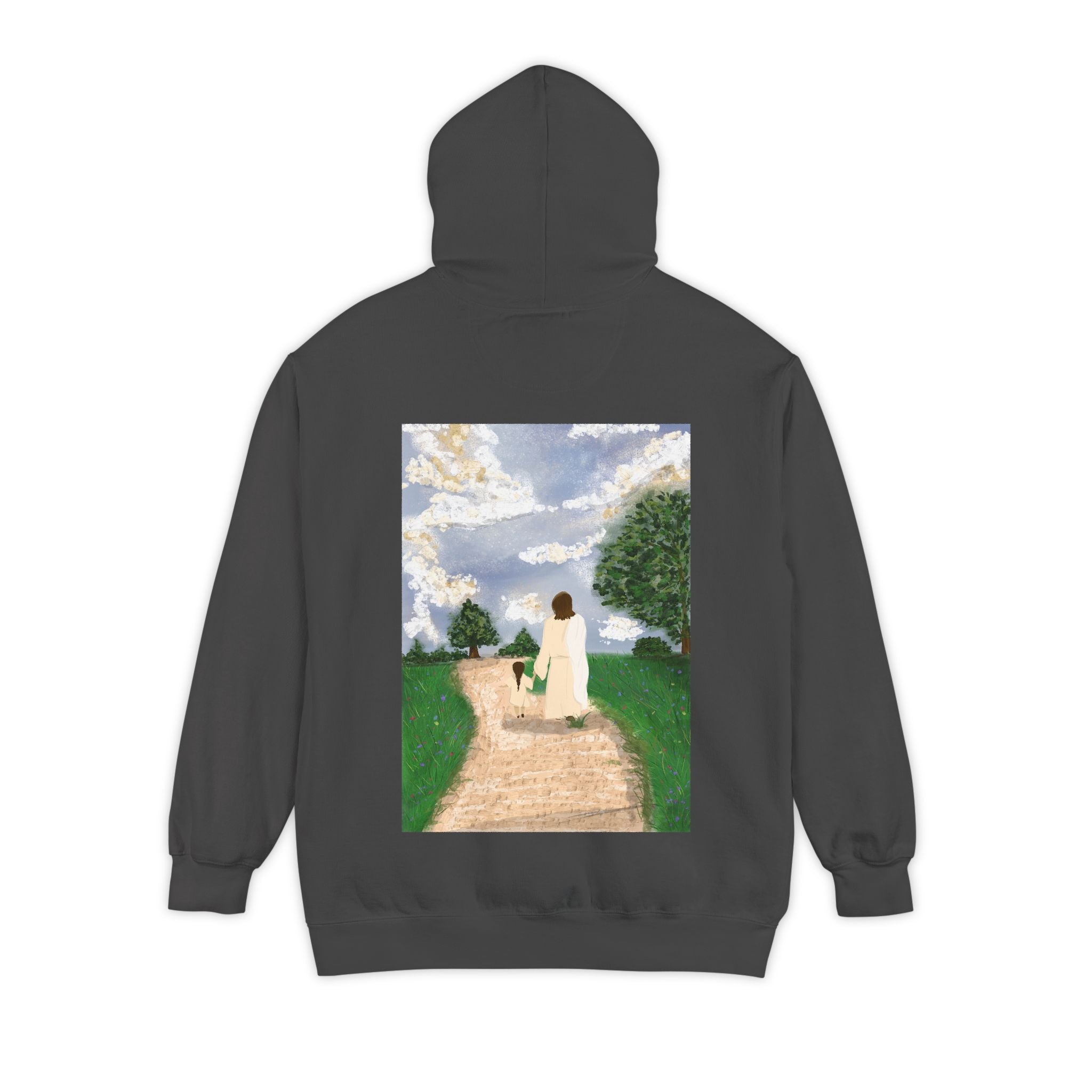 Faith Hoodie — "Walk by faith not by sight" 2 Corinthians 5:7 Christian Pullover