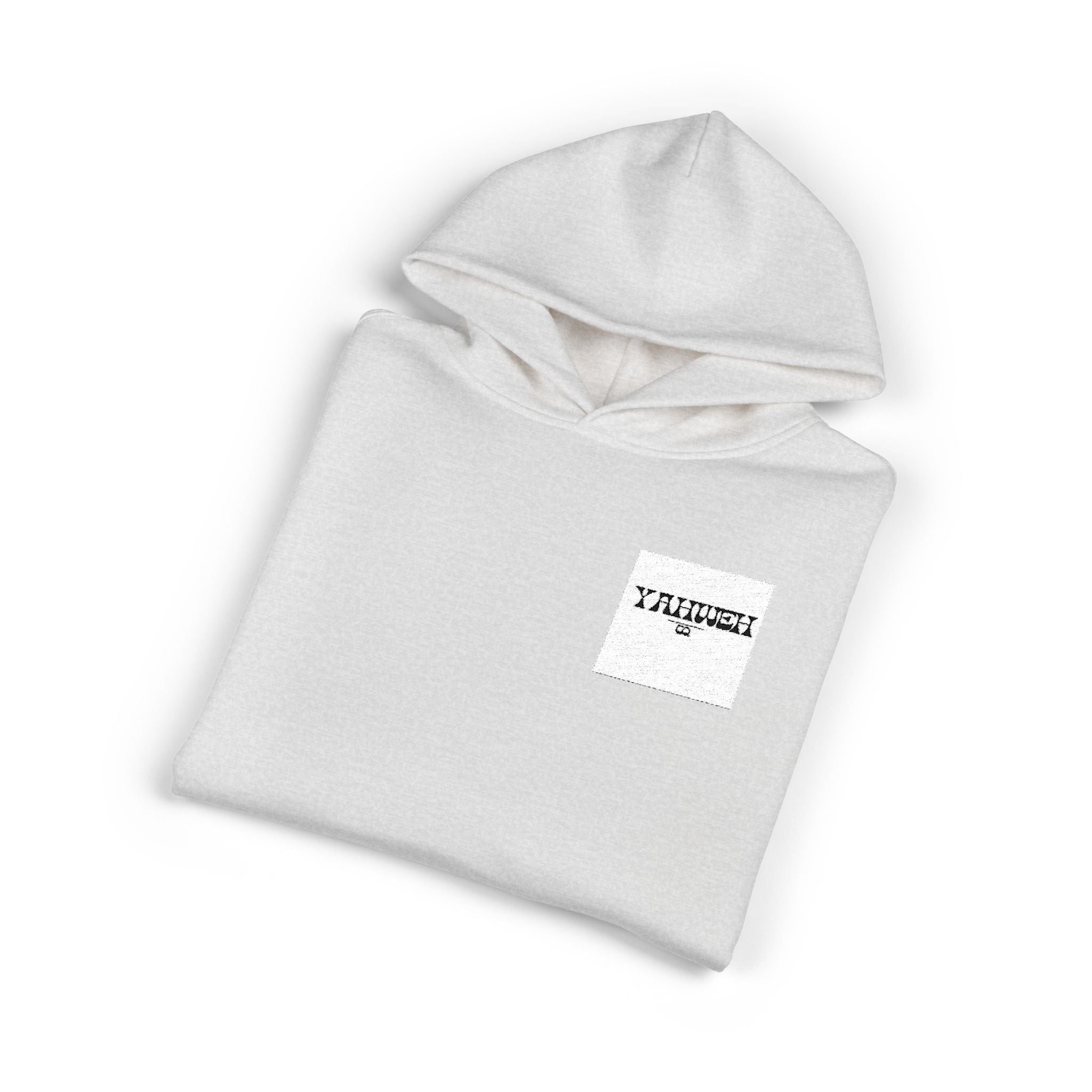 YHWH Co. Relaxed Hoodie — Minimal Pocket Graphic "YHWH" Casual Streetwear Hoodie